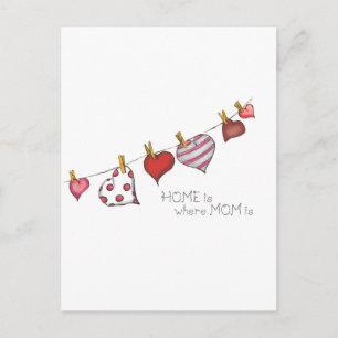 Home is waar mama is - Ontwerp voor mama Briefkaart