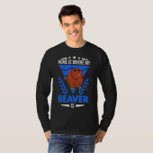 Home is waar mijn bever is t-shirt (Voorkant volledig)