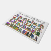 Home is waar mijn boeken zijn deurmat (Schuin)