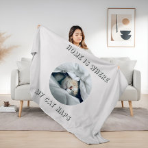 Home is waar mijn kat duwt aangepaste foto