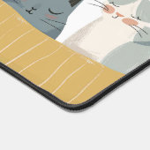 Home is waar mijn KATTEN zijn Schattige Kat Mam Bureaumat (Hoek)