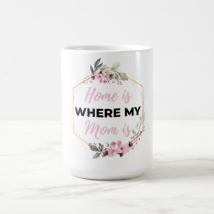 Home is waar mijn moeder zwart is koffiemok