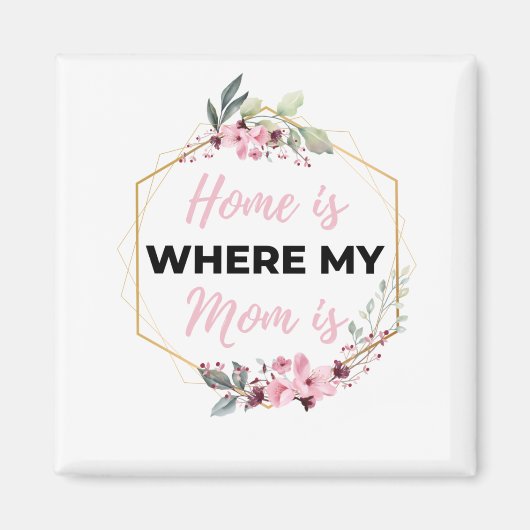 Home is waar mijn moeder zwart is magneet (Voorkant)