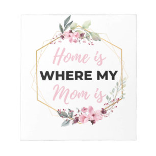 Home is waar mijn moeder zwart is notitieblok