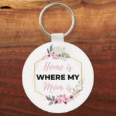 Home is waar mijn moeder zwart is sleutelhanger (Voorkant)