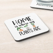 Home is waar mijn Planten Onderzetter zijn ingeste (Linkerzijde)