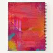 Home is waar u heldere gemengde media bent notitieboek (Achterkant)