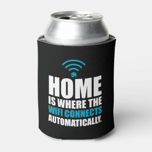 Home is waar Wi-Fi automatisch verbinding maakt Blikjeskoeler