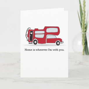 Home is Where I'm With You - Schattigee Liefde Kaa Feestdagen Kaart