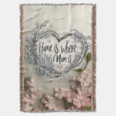 Home is where Mom is Deken (Voorkant Verticaal)