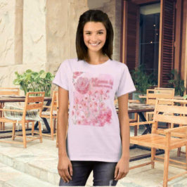 Home is Where Mom Is T-Shirt – Romantische roze ro