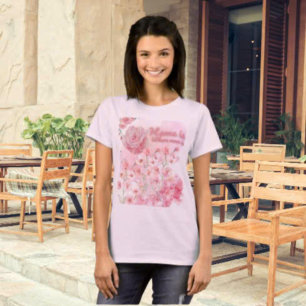 Home is Where Mom Is T-Shirt – Romantische roze ro
