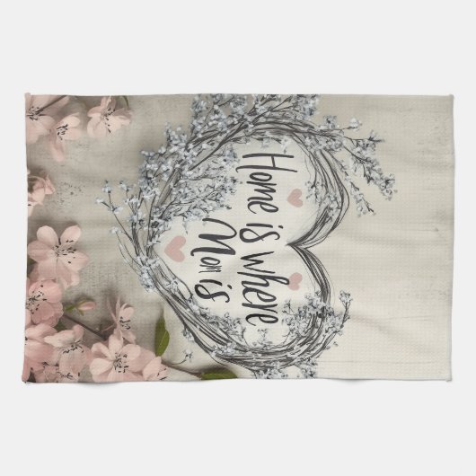 Home is where Mom is Theedoek (Horizontaal)