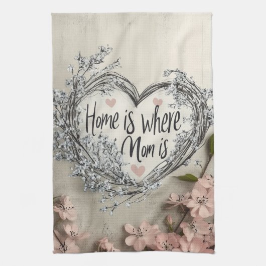 Home is where Mom is Theedoek (Verticaal)