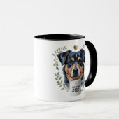 Home Is Where My Dog Is – Rottweiler Love Mok 11oz (Voorkant rechts)