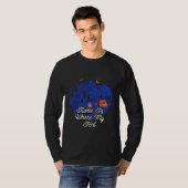 Home Is Where My Tent Camping Mountain Camper Summ T-shirt (Voorkant volledig)
