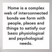 HOME IS WHERE... POSTER (Voorkant)