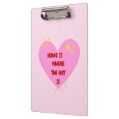Home Is Where The Art Is – Cute Heart Inspirationa Klembord (Links)