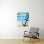 Home Is Where The Beach is Wandkleed (In situ)