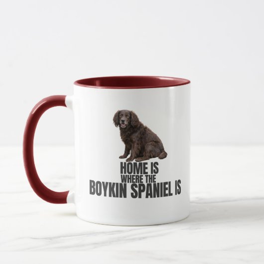 Home Is Where the Boykin Spaniel Is Coffee Mok (Links)