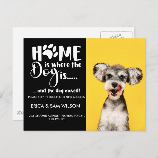 Home is Where the Dog is - Bewegende aankondiging (Voorkant / Achterkant)