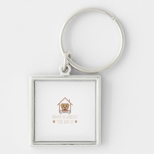 Home is where the Dog is Sleutelhanger (Voorkant)