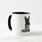 Home Is Where the Frenchie Is Mug Mok (Voorkant links)