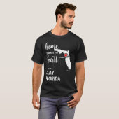 Home is Where the Heart is Clay County Florida T-shirt (Voorkant volledig)