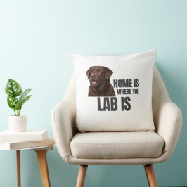 Home Is Where the Lab Is Worpillow Kussen
