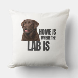 Home Is Where the Lab Is Worpillow Kussen