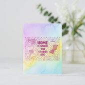 Home Is Where the Stories Are Briefkaart (Staand voorkant)
