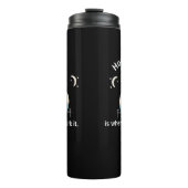 Home is Where You Park It Teardrop Camper Thermosbeker (Voorkant)