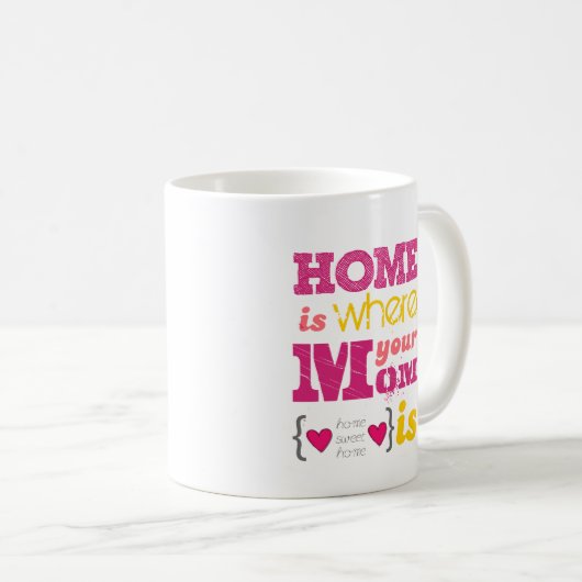 Home is where your mom is koffiemok (Voorkant rechts)