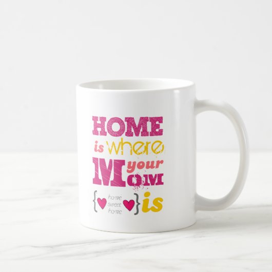 Home is where your mom is koffiemok (Rechts)