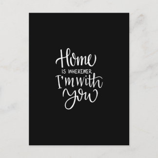 home is wherever i'm with you briefkaart