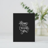 home is wherever i'm with you briefkaart (Staand voorkant)