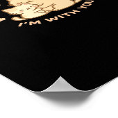 Home Is Wherever Im With You Cute Cat Hug Playful  Poster (Hoek)