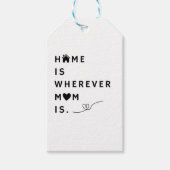 Home Is Wherever Mom Is – Gift For Mom Cadeaulabel (Voorkant)