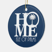 HOME Isle of Palms South Carolina Keramisch Ornament (Links)