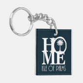 HOME Isle of Palms, South Carolina Sleutelhanger (Voorkant Links)