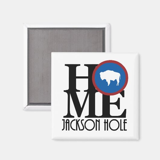 HOME Jackson Hole Wyoming Magneet (Voorkant / Achterkant)