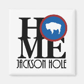 HOME Jackson Hole Wyoming Magneet (Voorkant)