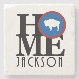 HOME Jackson WY Stenen Onderzetter