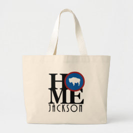 HOME JacksonWY Grote Tote Bag