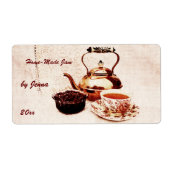 Home-Jam - elk smaakconservenlabel Etiket (Voorkant)