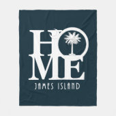 HOME James Island Fleece Deken (Voorkant)