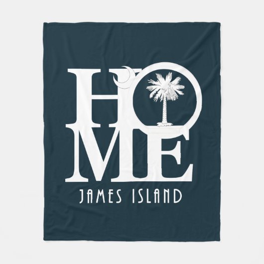 HOME James Island Fleece Deken (Voorkant)
