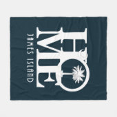 HOME James Island Fleece Deken (Voorkant (Horizontaal))