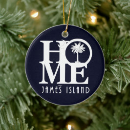 HOME James Island Keramisch Ornament
