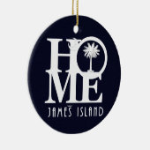 HOME James Island Keramisch Ornament (Rechts)